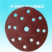 Алуминиев флокиращ лист шкурка с дупка